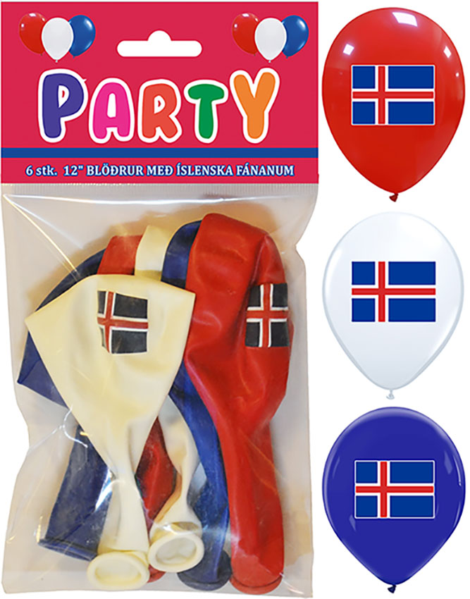 PARTÝ BLÖÐRUR vörunr. 70697-00